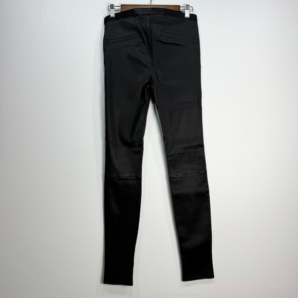 Helmut Lang Black Leather Leggings - Picture 6 of 12